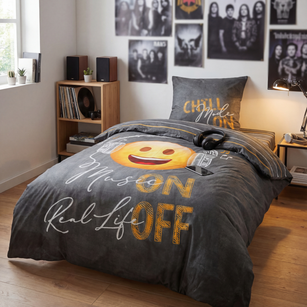 Gemütliche Emotix Bettwäsche