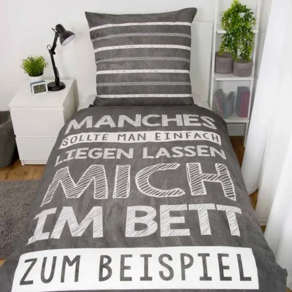 Gesamtaufnahme Bettwäsche