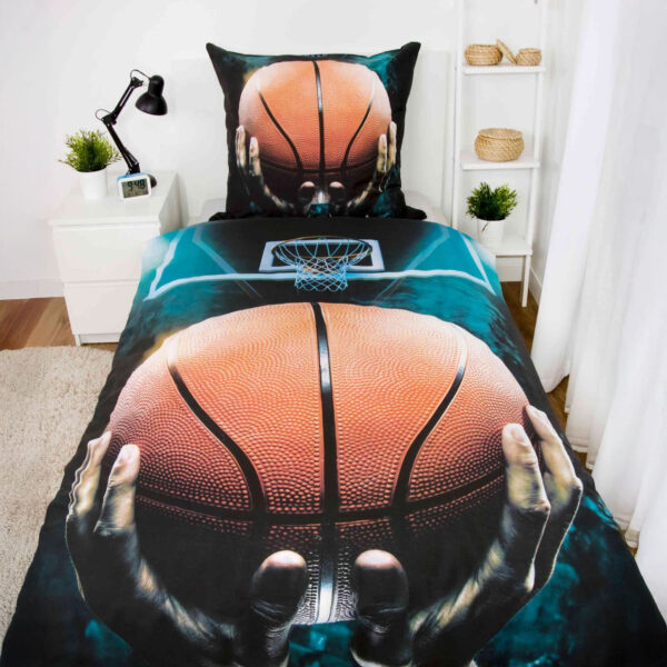 Young Collection Bettwäsche-Set ‘Basketball’-Gesamtmotiv