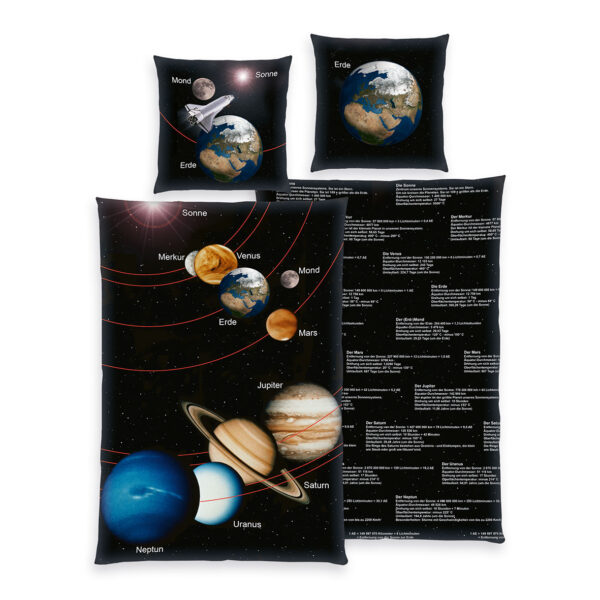 Produktbild Young Collection Bettwäsche Sonnensystem