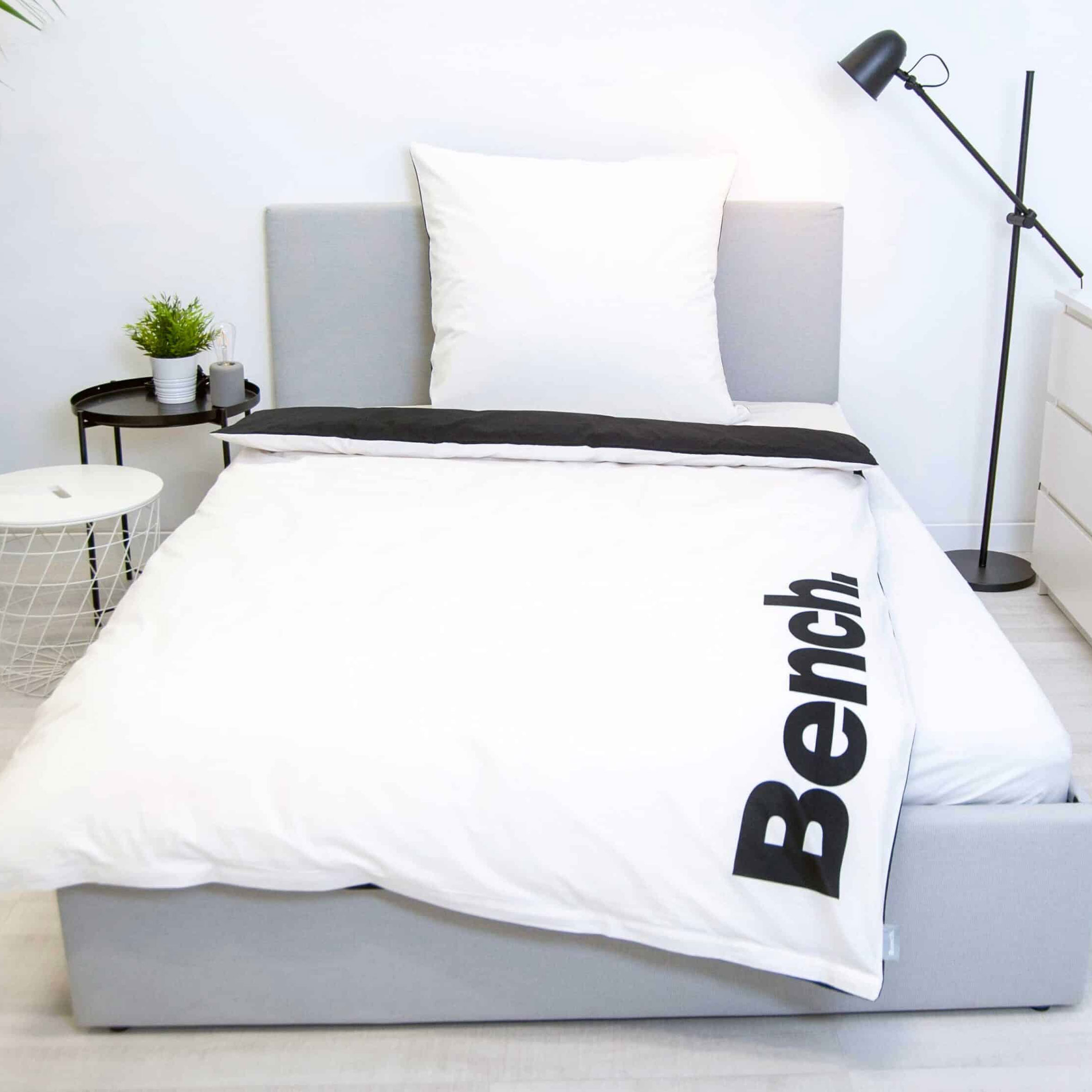 Bench Bettwäsche-Set 'Schwarz/Weiß' – 135x200, 140x200 & 155x220 cm, Renforcé