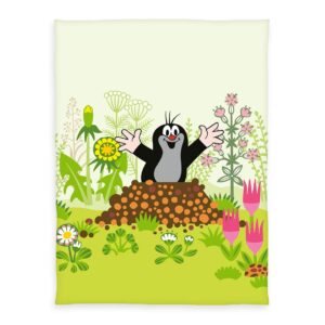 Der kleine Maulwurf Babydecke 'Classic' – 75x100 cm, Soft-Peach