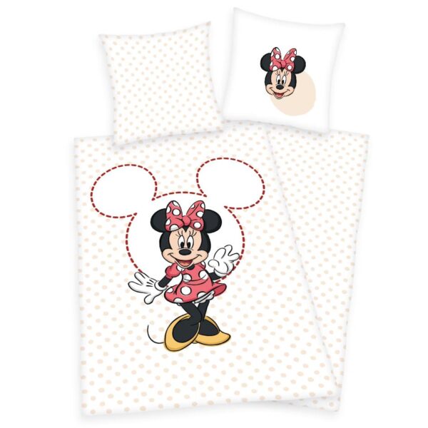 Produktbild Disney Bettwäsche Minnie Mouse Punkte