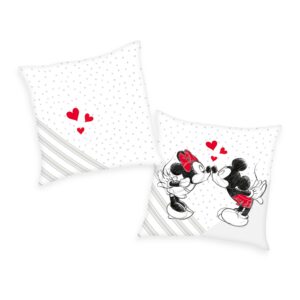 Disney Mickey & Minnie Dekokissen 'Love' – 40x40 cm