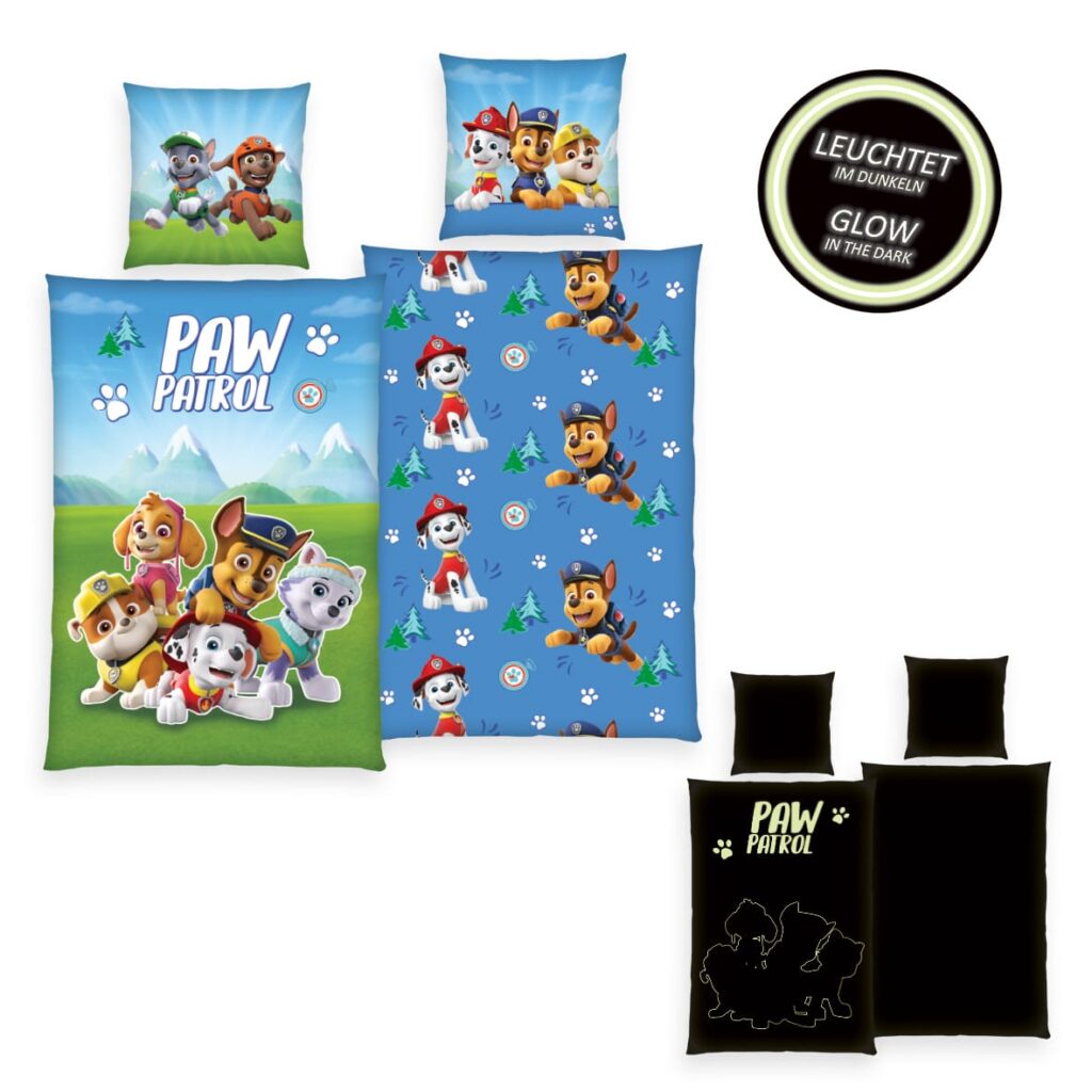 Herding Paw Patrol Cuddly Blanket, 130 x 160 cm, Soft Polyester, Pink : Herding