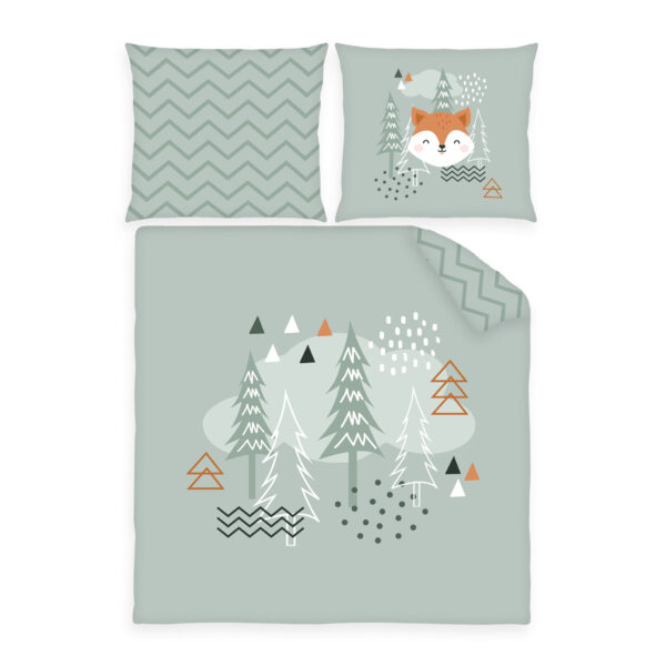 Produktbild babybest Wiegen- und Wagenbettwäsche-Set Nordic Forest