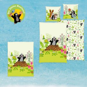 Der kleine Maulwurf Kuschel-Bundle ‘Classic’ – Kleinkindbettwäsche & Babydecke