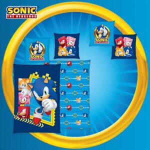 Sonic Speed-Bundle ‘SuperSpeed’ – Bettwäsche & Kissen