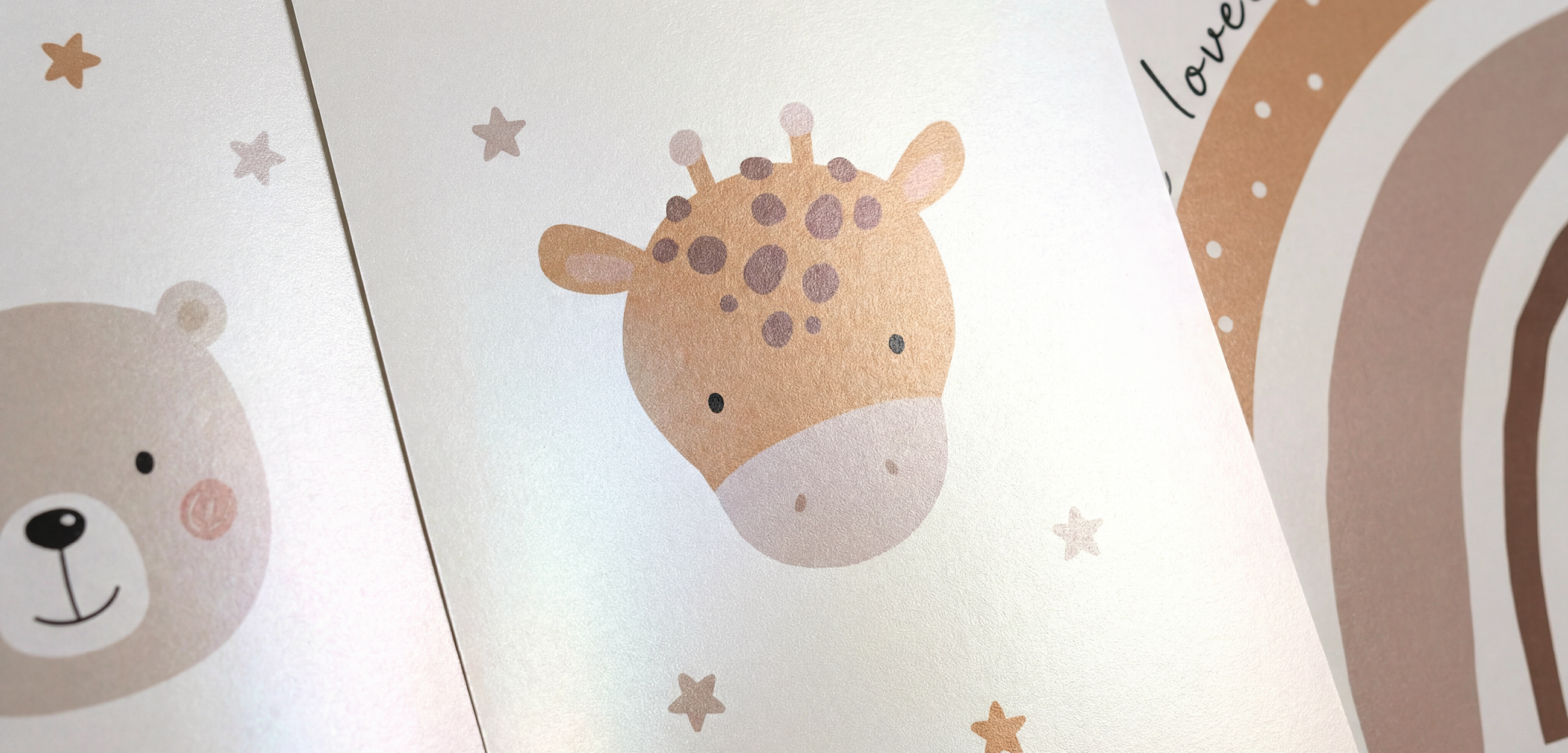 Nahaufnahme des Babyzimmer Bilder