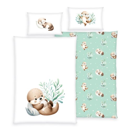 Produktbild babybest Bettwäsche Schnuffel-Otter 100x135 cm Renforcé