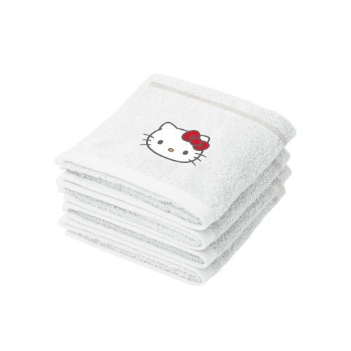 Produktbild Hello Kitty Gästehandtuch 4er Set Soft Stripes