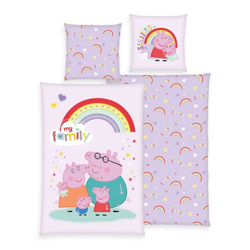 Produktbild Peppa Wutz Winterbettwäsche-Set My Family