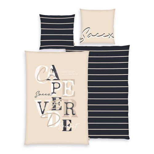 Produktbild SOCCX Bettwäsche Set Coastal Stripes