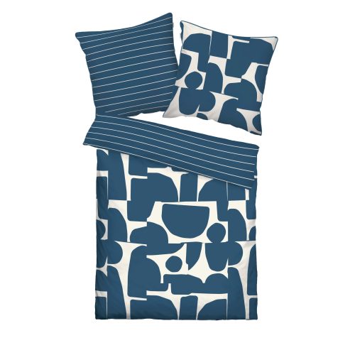 Produktbild Tom Tailor Bettwäsche Organical Navy Off White