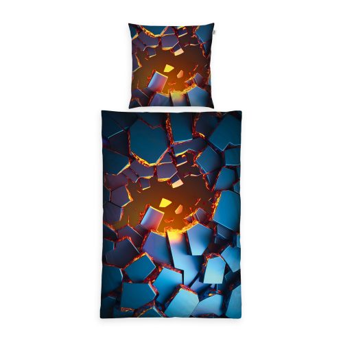 Produktbild Young Collection Bettwäsche Set 3D Lavaplatten