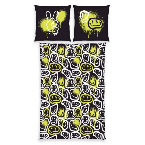 Produktbild Young Collection Bettwäsche Set Neon Faces